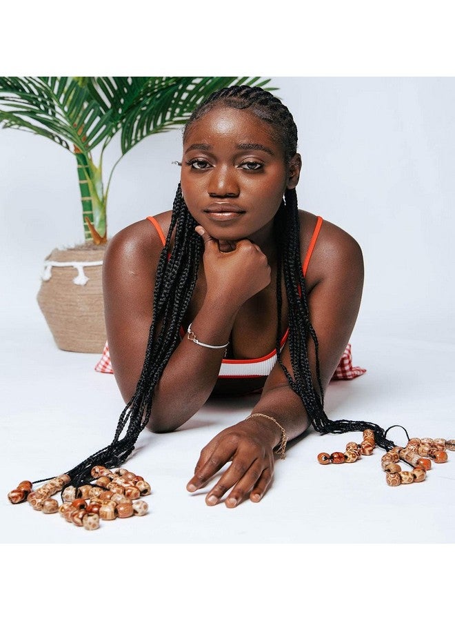 Leeven 417 قطعة من ملحقات الضفائر ملحقات الشعر مع حلقات الضفائر حلقات الشعر مشابك الشعر خرزات الضفائر حبال ملونة حلقات الشعر - Image 5