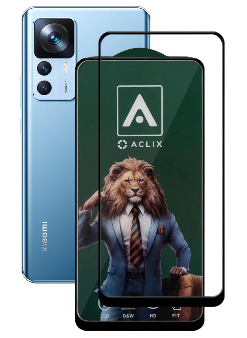 ACLIX Antistatic ESD Dustproof Premium Quality High Definition Tempered Glass Screen Protector Designed For Xiaomi 12T - Image 1