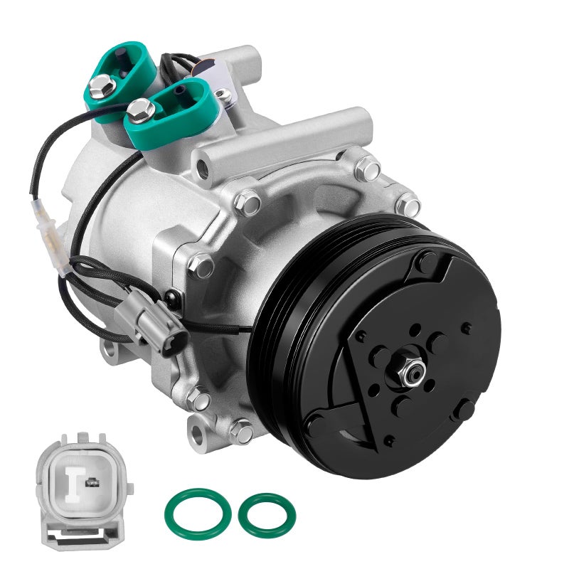 BDFHYK 78560 Air Conditioning AC Compressor with Clutch Fit for Honda Civic 19942000 15L  19962000 16L Civic del Sol 9495 15L  9497 16L CRV 9701 20L Gas Replaces 6511646 2003062 - Image 2