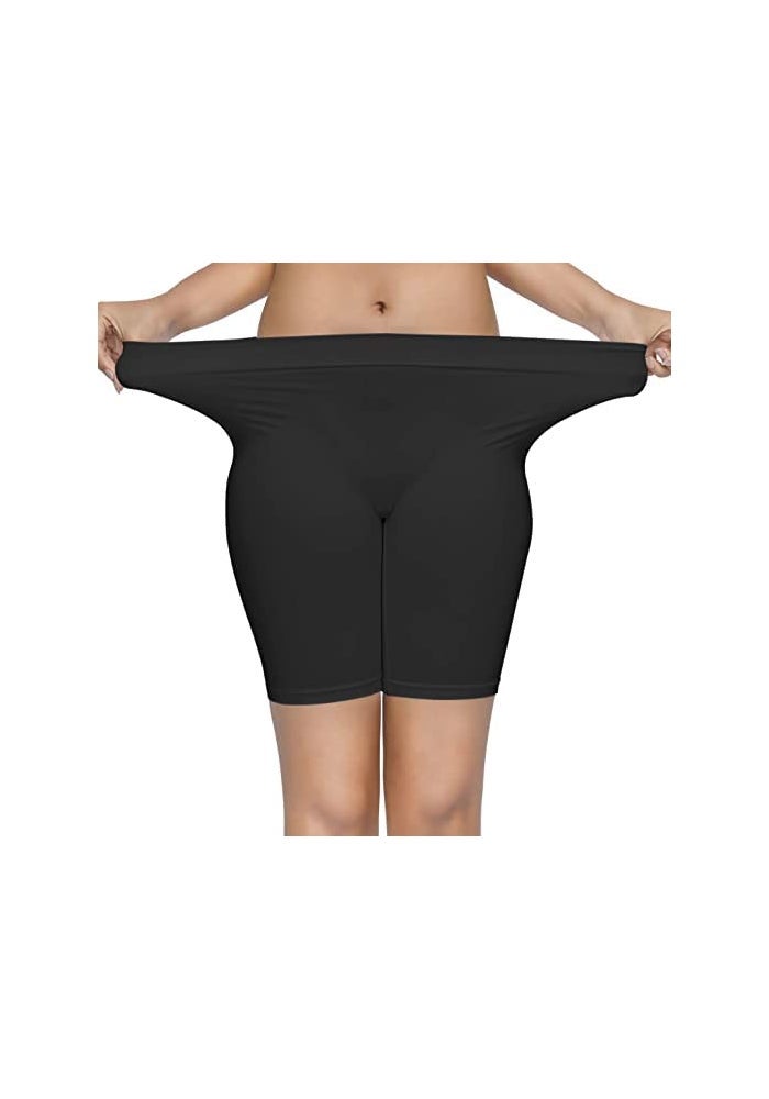 Mysha Women's High Waist Seamless Cycling Shorts - Soft Cotton Spandex Biker Shorts for Yoga and Everyday Wear - Image 3