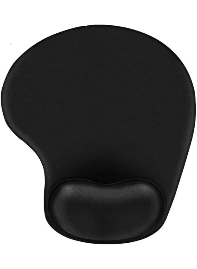 KOVAR Ergonomic Mouse Pad with Wrist Rest Support, Black (model A) - Image 1
