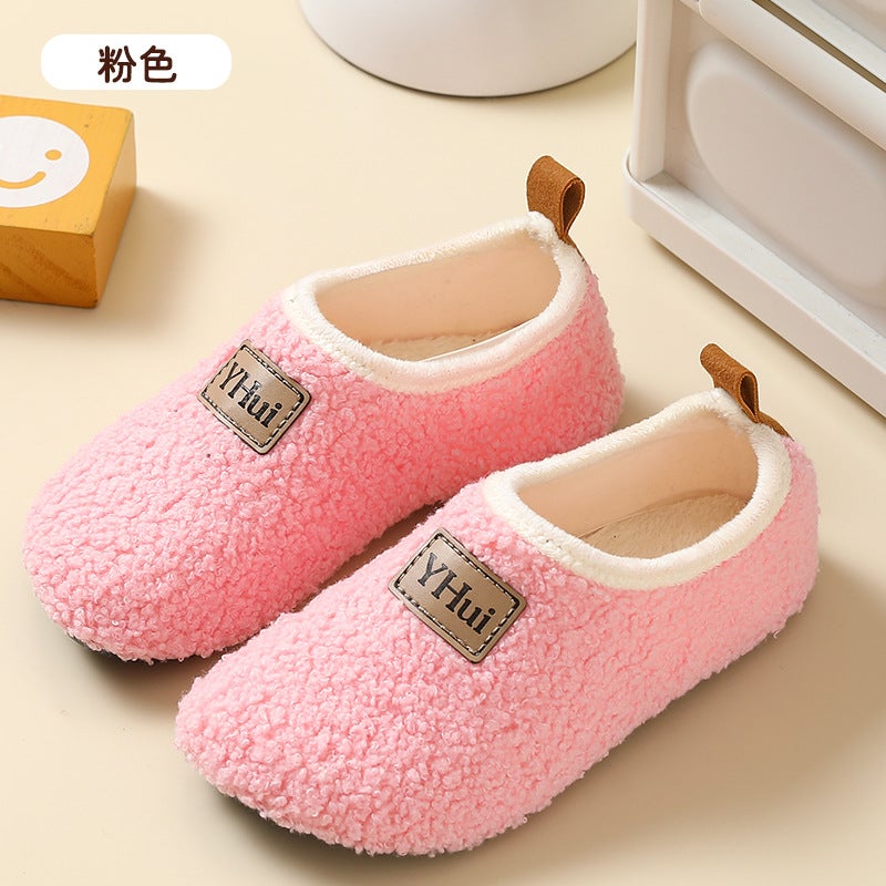 Winter Children'S Floor Socks Shoes Fleece-Lined Thickened Non-Slip Soft Bottom Toddler Socks Shoes For Boys And Girls - Image 1