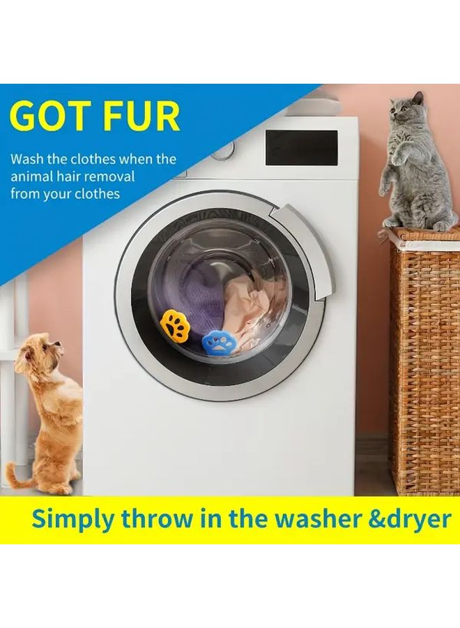 Flower Shape Green Automatic Cleaning Lint Remover Pets Hair 2pcs Adhesive Laundry De Fuzzer For Front Top Load Washers Easy To Use Clothes Cleaner - Image 5