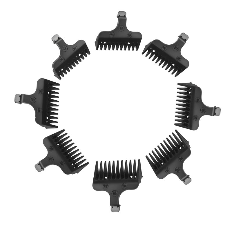 Loarysk Beard Trimmer Guide Comb Set-Compatible with Wahl 40mm Detachable T-Blade Trimmer Models,8 Full Size Attachment Guards from (1/16" to 1/2")ï¼Œ8 Pack - Image 1