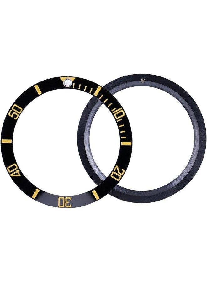 klarako Watch Replacement Parts, Wristwatch Plastic Material Loop Bezel Insert Ring(Gold)  - Image 2