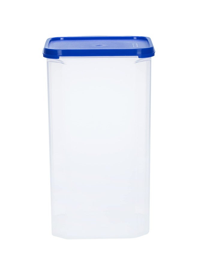 Varmora Magnum Square Smart Kitchen Storage Plastic Container –Blue Lid (7 Litres)(Pack of 1) - Image 2