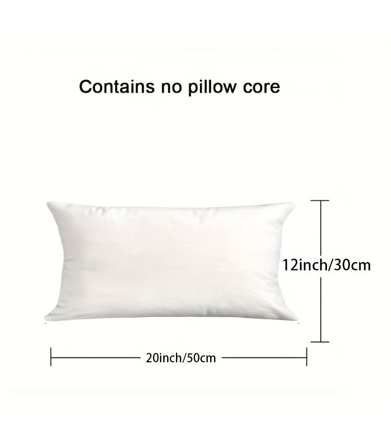 Modern Geometric Print Pillowcase 12 X 20 Inches Comfortable Zipper Closure Machine Washable Sofa Living Room Bedroom Decor Green White Beige Pattern Color 1 Piece - Image 3