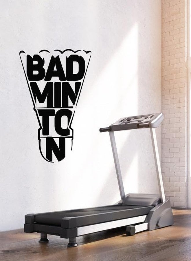 SnappySticker Game Lettering Badminton Sports Vinyl Wall Art Decal Stickers Kitchen Décor, Size: 33 X 42