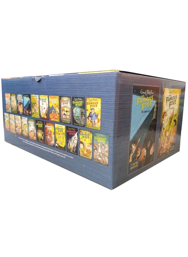 FAMOUS FIVE COMPLETE BOX SET OF 21 TITLES: 21 Exciting Adventures! (Set of 21 Books)
