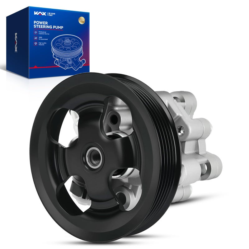 KAX Power Steering Pump Fit for Lexus LS430 2001 2002 2003 2004 2005 2006 43L Gas with Pulley Replace 4431050070 215351