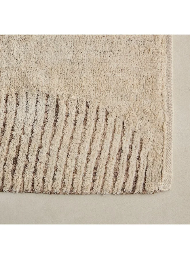 هوم بوكس Aizel Bianca Stripe Cotton Dhurrie 150 x 80 cm
