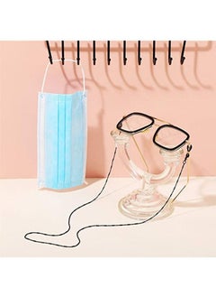 Generic Black Glasses Chain And Cords Lanyard Set Anti - Lost - Face Mask Chain Holder Around Neck  - Image 3