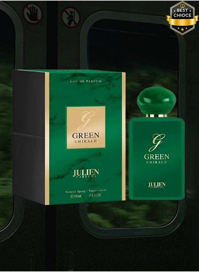 FRAGRANCE DELUX - 12 Pieces Green Emirald Perfume 100ml EDP - Image 1