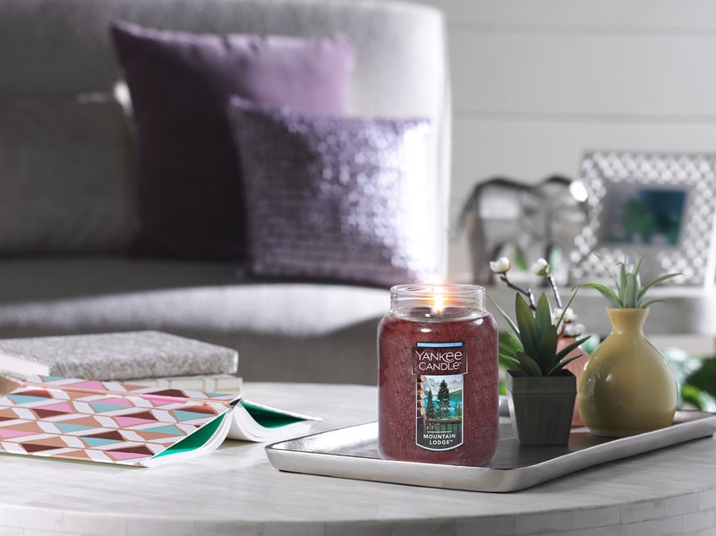 يانكي كاندل مرطبان شمع ماونتن لودج كبير - Image 4