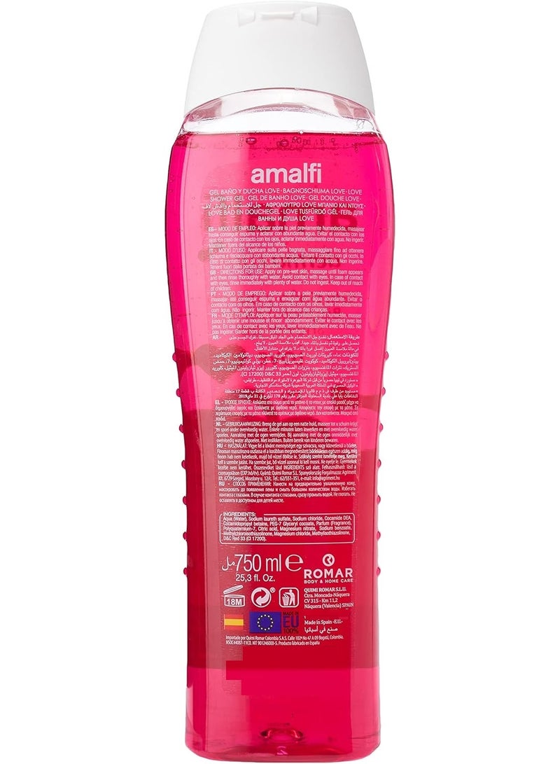 AMALFI Dermo Care Bath Gel Care Love 750 ML - Image 2