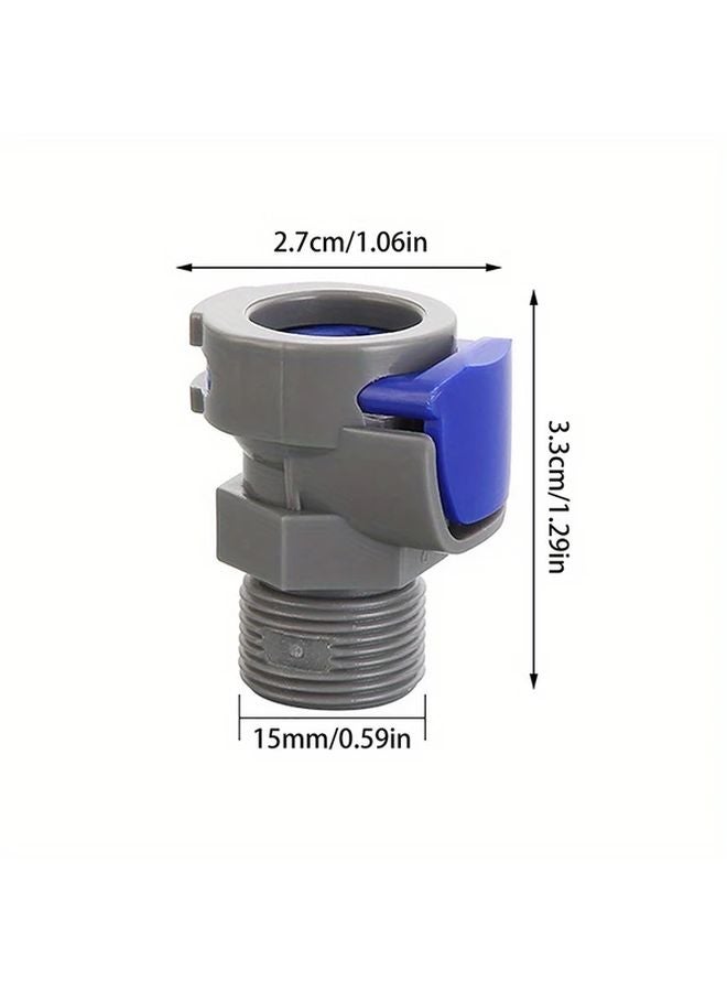 1pc M10 To M15 Quick Connect Hose Connector For Kitchen Faucet Water Pipe Tap Adapter - Image 4