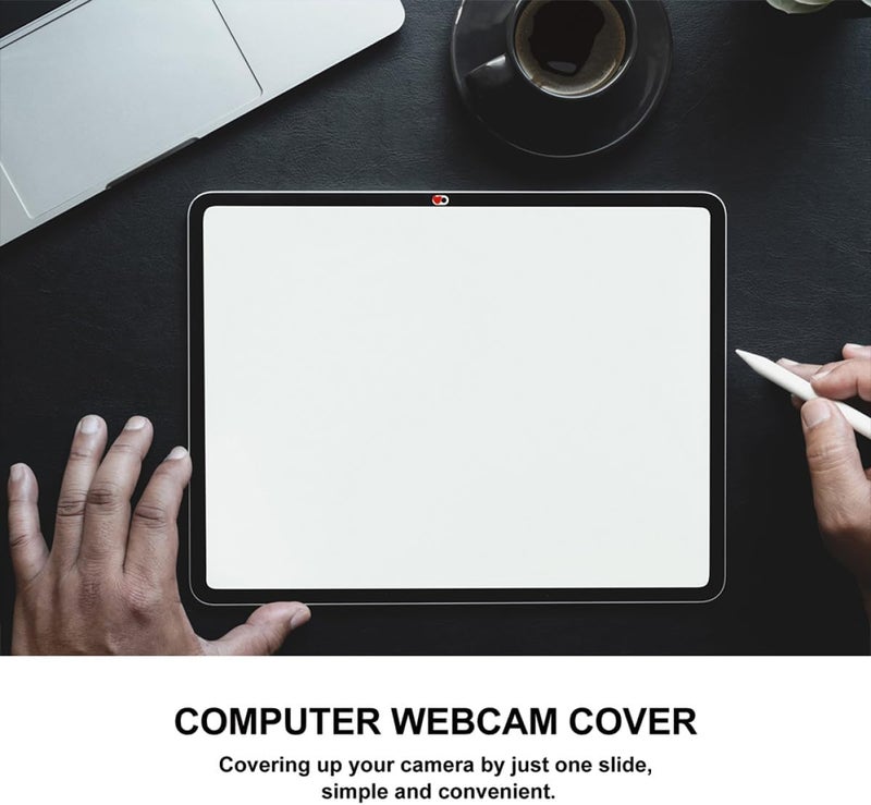 Uonlytech 4pcs Heart-Shaped Webcam Lens Cover Privacy Slider for Laptop PC Computer, Thin Privacy Protection for Webcam, Compatible Tablets and Notebooks - Image 3