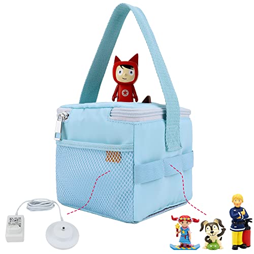 Annmore Carrying Case for Toniebox, Storage Organizer for Audio Player and Figures, Compatible with Version 1 and 2 (Blue) - Image 3