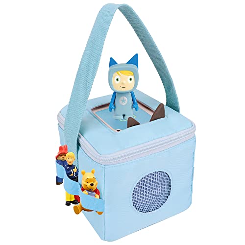 Annmore Carrying Case for Toniebox, Storage Organizer for Audio Player and Figures, Compatible with Version 1 and 2 (Blue) - Image 1