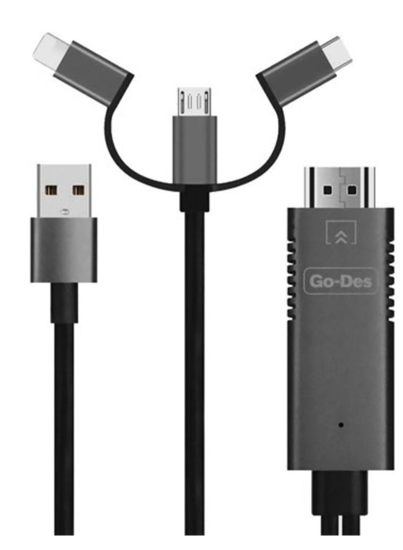 NEW Universal Compatibility: Works with both Android and iOS devices, offering seamless charging and data transfer for smartphones, tablets, and other mobile gadgets. - Image 1