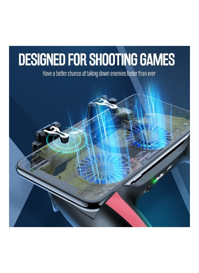Generic Mobile Game Controller with 5000mAh Power Bank & Cooling Fan, Phone Game Controller with L1R1 Triggers Joystick for PUBG/Call of Duty/Fortnite, Phone Gaming Grip Gamepad for 4.7-7" Android iOS Phone  - Image 2