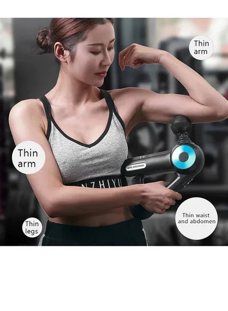 Bodycare Maxtop Deep Tissue Massage Gun For Back, Neck, Muscle Pain Relief Fitness Relaxation 12pcs Pro Heads - Image 2