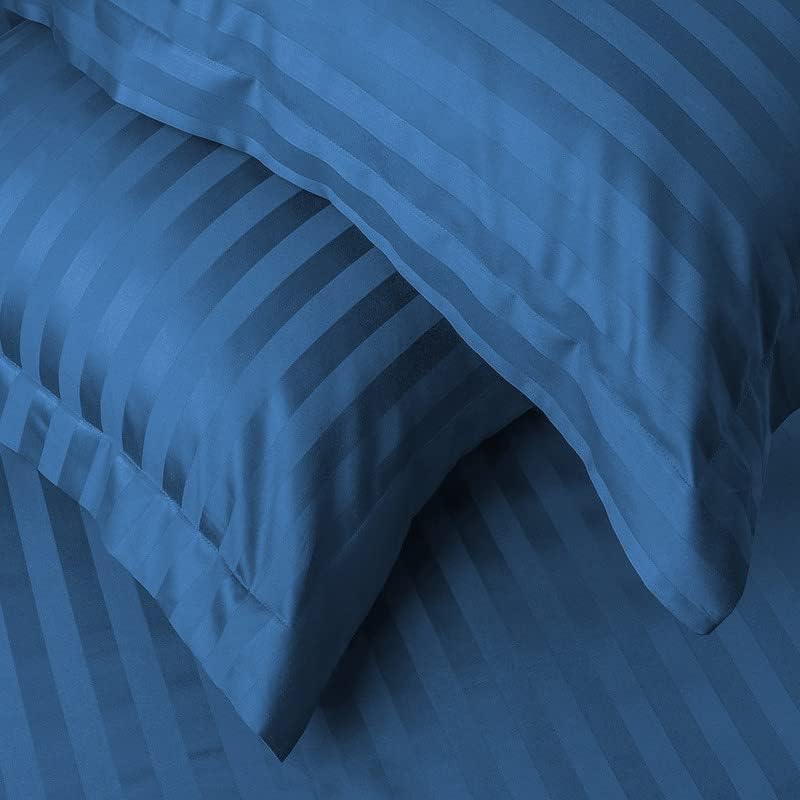 VAS COLLECTIONS® 105 TC Premium Cotton King Size Printed Design Pillow Cover - 20"x30" Inches, Set of 2 Pieces, Blue, - Image 2