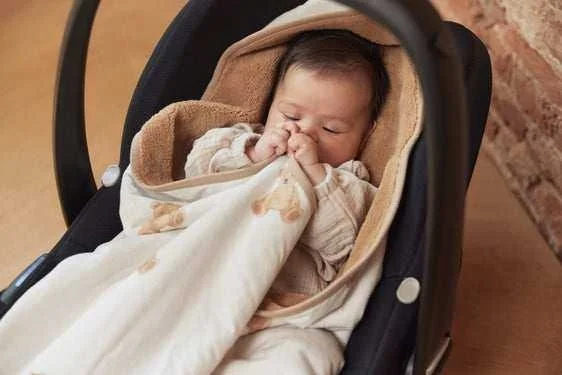 جونييروس Lovely Teddy Bear Wellsoft Infant Carrycot Stroller Blanket