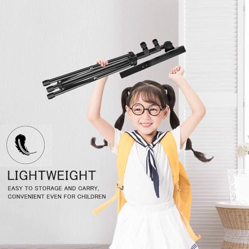 TECHBLAZE Adjustable Notation Stand Strong Body and Lightweight Orchestral Folding Music Stand Holder with Music Sheet Clip Holder and Carrying Bag Tripod Base for Books, Notes, Lyrics - Image 2