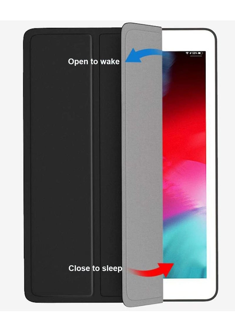 ELTRAZONE Soft Smart Case with Pencil Holder Foldable Stand Compatible with iPad 10.2 Inch 9th / 8th / 7th Generation 2021/2020 / 2019, iPad Air 3rd Generation, iPad Pro 10.5 Inch (Deep Navy Blue) - Image 5