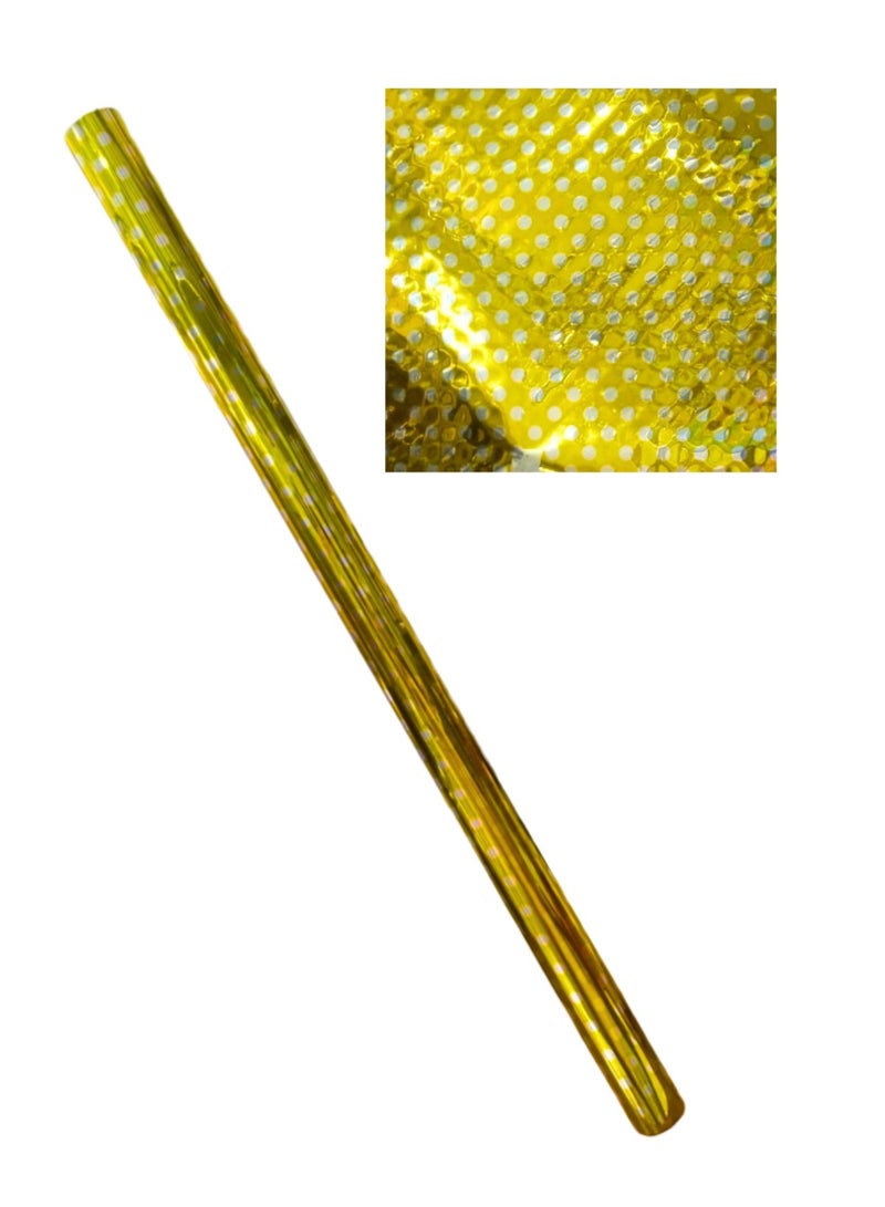 Flamingo Book Cover POLYESTER ROLL 4 MTR Dots shape format - Image 1