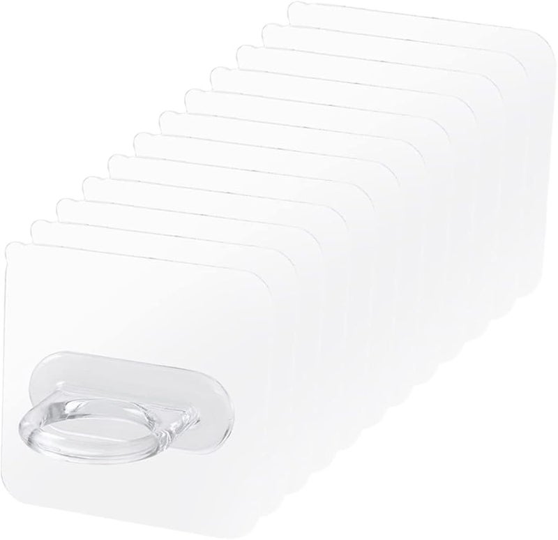 30 قطعة من الخطافات اللاصقة البيضاء القوية للجدران بدون حفر للمطبخ والحمام - Image 2