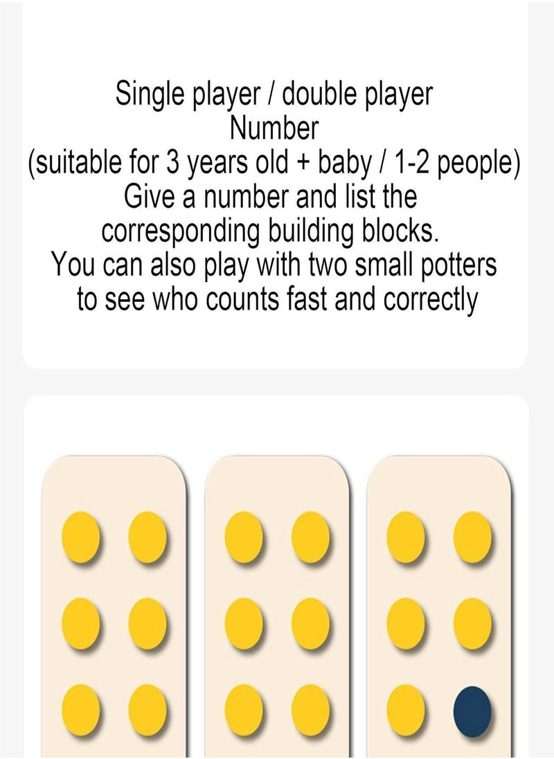GGOOT Wood Numbers Board,0-10 Number Boards | Montessori Math And Numbers For Kids, Wooden Math Manipulatives Materials, Kindergarten Learning Activities  - Image 5