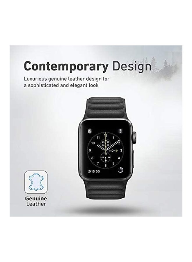 NIBEMINENT Strap For Apple Watch Black - Image 2