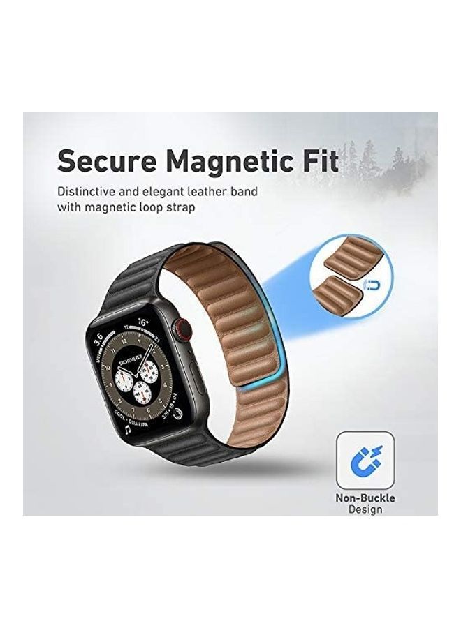 NIBEMINENT Strap For Apple Watch Black - Image 4