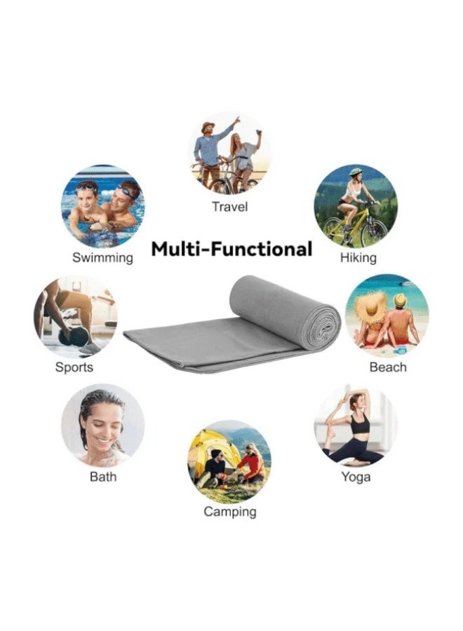 منترا فوط سباحة مايكروفايبر من مينترا 65 × 90 سم -لون بنفسجي - Image 4