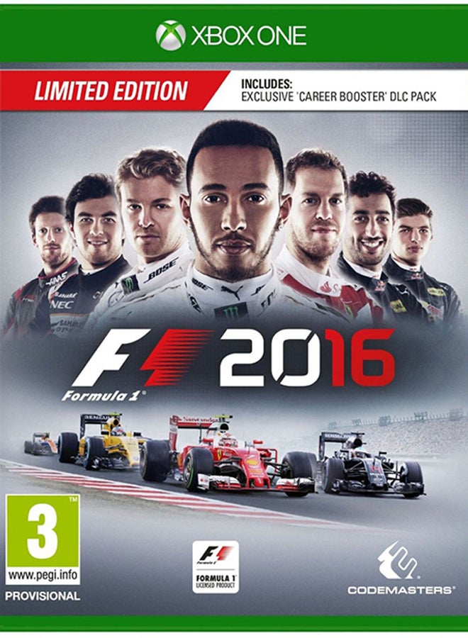 Formula 1 2016 - Region 2 - Xbox One - Racing - xbox_one
