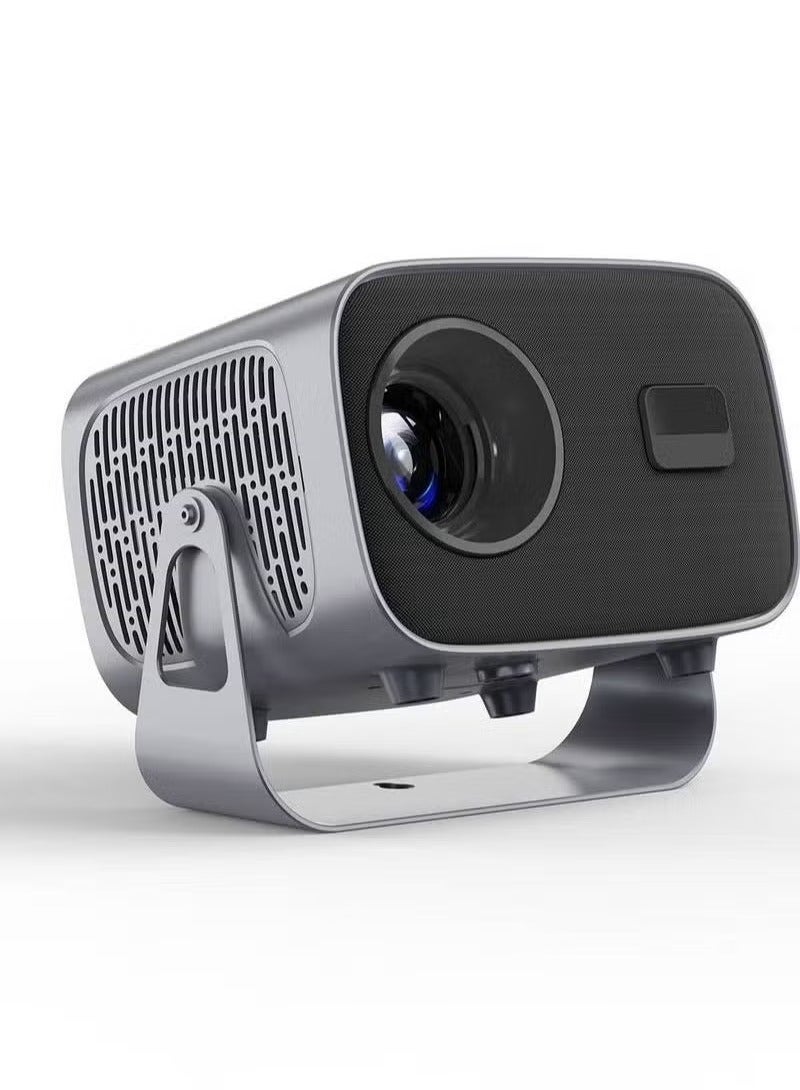 TIGER Android Smart 4K LED Projector with 5G WiFi, Bluetooth 5.2, Electric Focus, 360° Rotation, Wireless Phone Mirroring, Built-In OS for Streaming, Compact & Portable Mini Projector for Home Theater, Outdoor Movies, Business Presentations & Travel Use  - Image 1