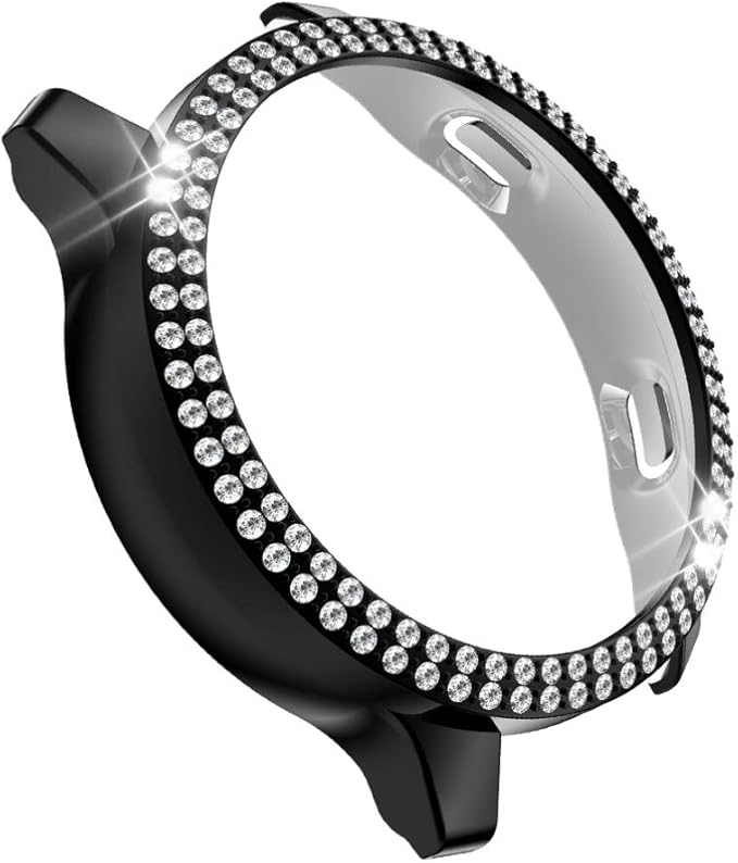 Black Lightweight Protective Case For Venu Decorative Watch Shell Easy Install Compatible Smartwatches - Image 1