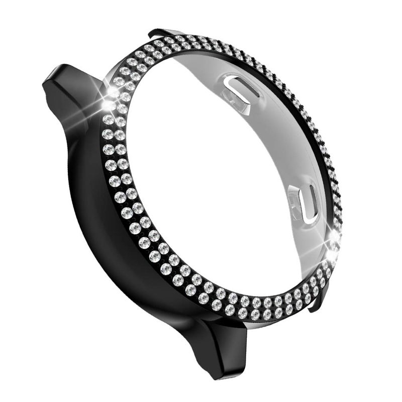 Black Lightweight Protective Case For Venu Decorative Watch Shell Easy Install Compatible Smartwatches - Image 2