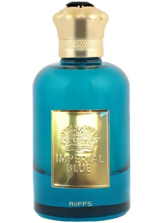 RiiFFS Imperial Blue Perfume For Men | Long-Lasting Eau De Parfum | Vibrant Refreshing Fragnance For Men | Suitable For Every Occassion, 100ml - Image 2