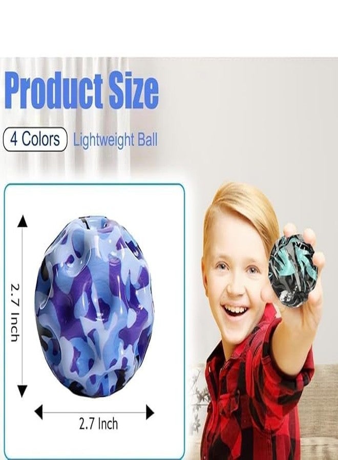 GKNEX Moon Ball High-Bouncing Rubber Softball, Rainbow Multicolour, Indoor Outdoor Play Toy - Image 4