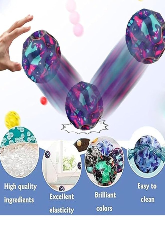 GKNEX Moon Ball High-Bouncing Rubber Softball, Rainbow Multicolour, Indoor Outdoor Play Toy - Image 5