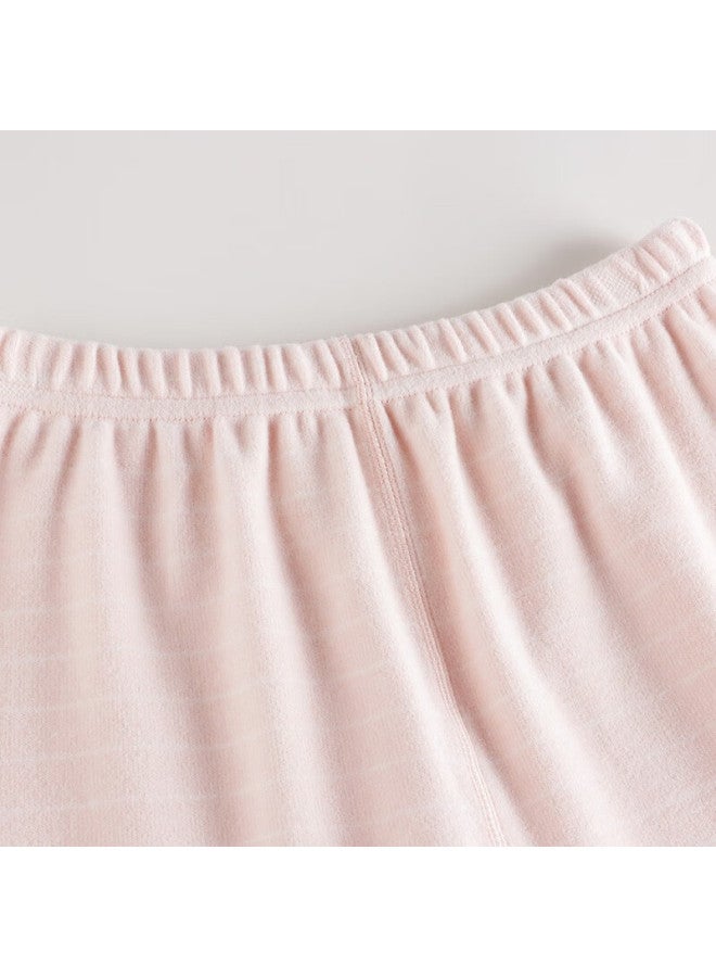 Threegun Kids A-class Soft Cotton Boys Girls High Neck Long Sleeve Long Pants Underwear Set - Image 4