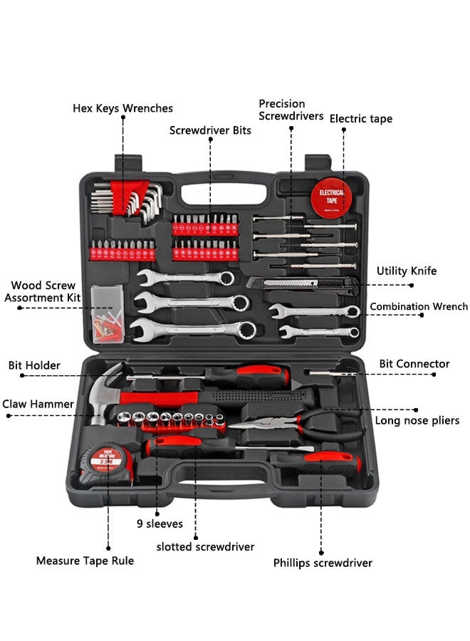 HOOTO 146-piece car and home tool set, perfect for car enthusiasts and DIY home repairs - Image 2