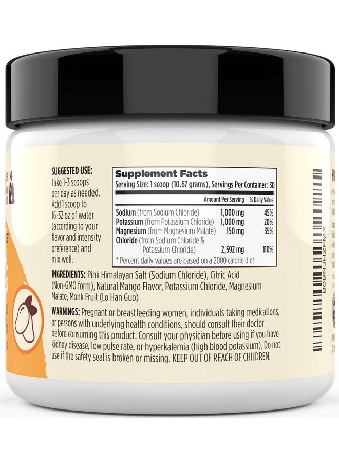 Sacred Eats Keto Electrolyte Powder & Hydration Supplement | 1000mg Potassium & Sodium, 150mg Magnesium | No Sugar & Stevia, Sweetened with Monk Fruit Only | Natural Mango (30 Servings) - Image 4