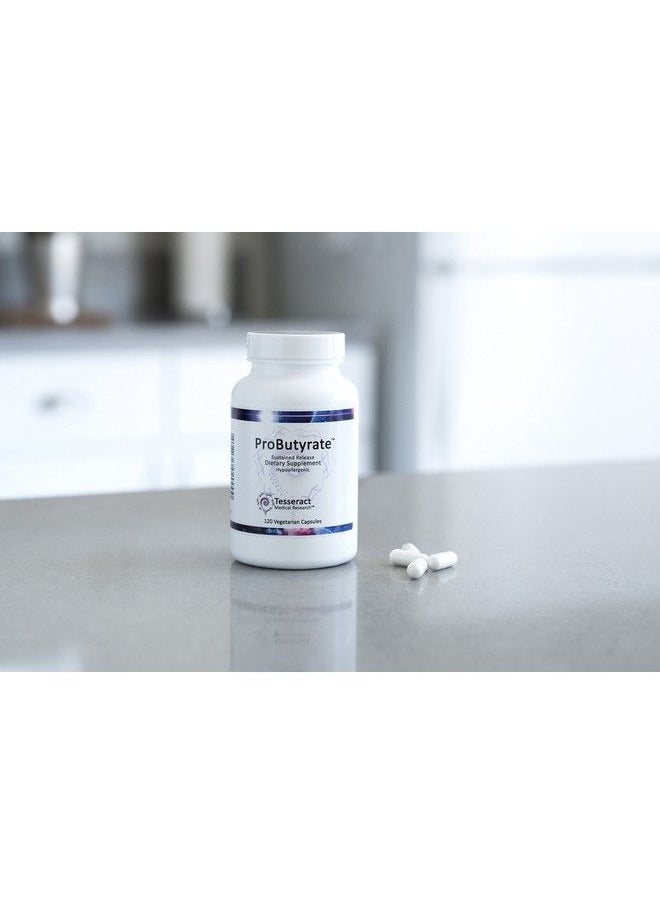 Tesseract Medical Research - Probutyrate Gut Health Supplement Butyric Acid Complex Gastrointestinal Support Supplement Helps Restore Balance To Stabilize Gut Microbiome 600Mg 120 Capsules - Image 1