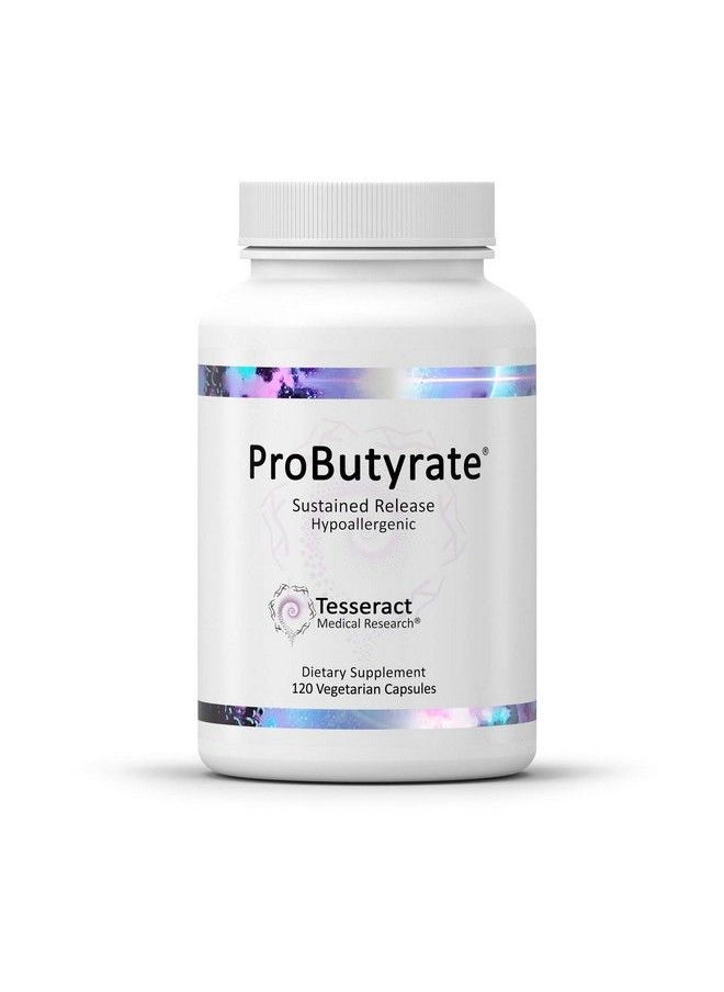 Tesseract Medical Research - Probutyrate Gut Health Supplement Butyric Acid Complex Gastrointestinal Support Supplement Helps Restore Balance To Stabilize Gut Microbiome 600Mg 120 Capsules - Image 1