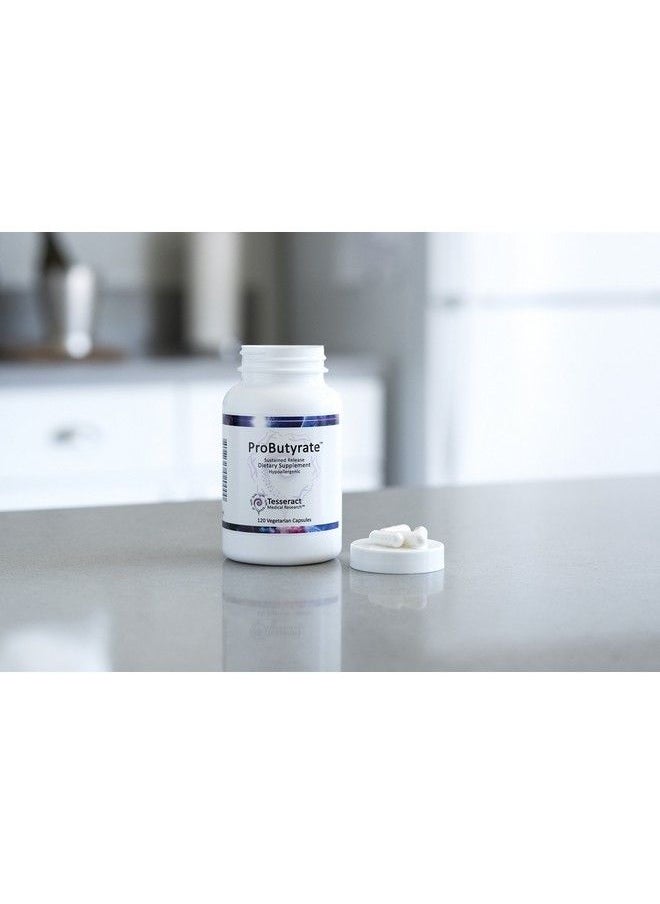 Tesseract Medical Research - Probutyrate Gut Health Supplement Butyric Acid Complex Gastrointestinal Support Supplement Helps Restore Balance To Stabilize Gut Microbiome 600Mg 120 Capsules - Image 1