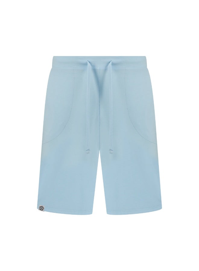 Men's short-sleeved sleepwear - sky blue - Image 5